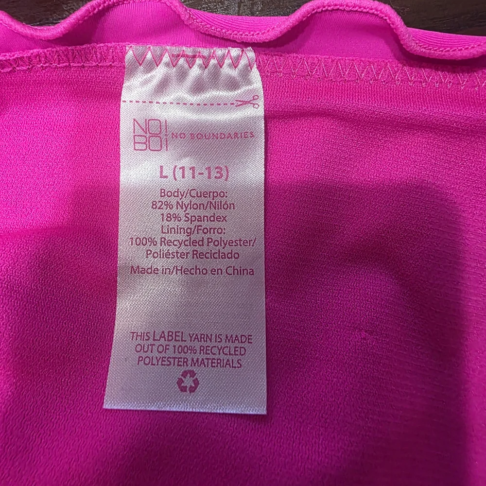 No Boundaries Hot Pink Swimwear - Picture 2 of 6